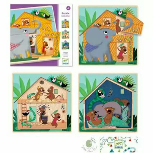 Djeco Puzzle Cabana