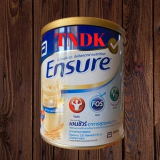 [สูตรเดิมโฉมใหม่] Ensure เอนชัวร์ ธัญพืช 400 กรัม Ensure Wheat 400g อาหารเสริมสูตรครบถ้วน สำหรับผู้ใหญ่