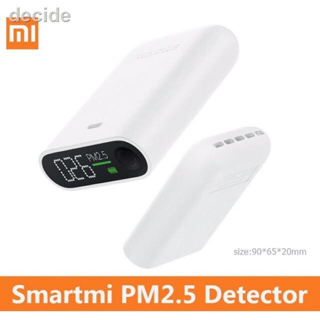 ﹍﹍◐พร้อมส่งในไทย 🔥 pm2.5 XiaoMi เครื่องวัด Smart Air quality Detectorใหม่ แท้💯ราคาต่ำสุด