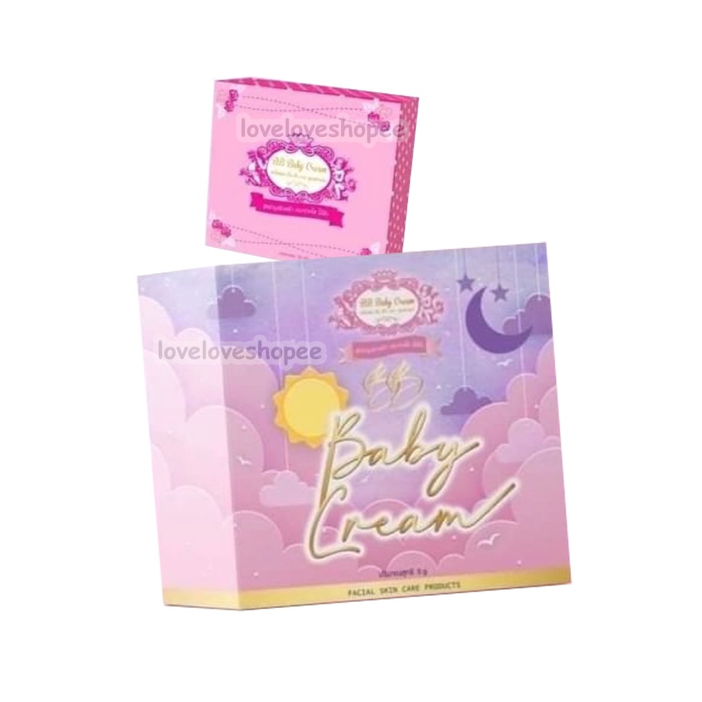 ครีมบีบีเบบี้ (BB Baby Cream) สวย ใส ปลอดภัย บำรุงผิวหน้าครบใน 1 เซ็ท