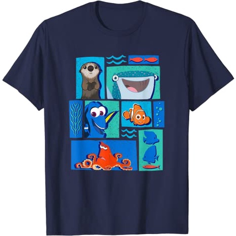 Disney PIXAR Finding Dory Character เสื้อยืดเด็ก