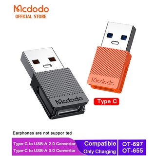 Mcdodo Original USB Male to USB Type C Female Adapter Converter for PC Male USB Adapter TYPE-C Data Charger