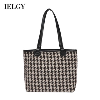 IELGY large-capacity fashion one-shoulder shopping bag women canvas