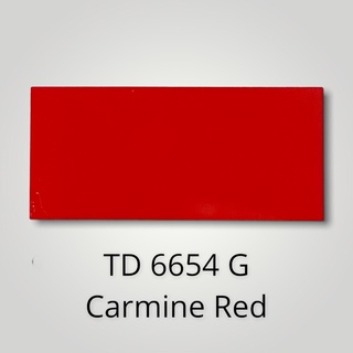 แผ่นลามิเนต TD 6654 G CARMINE RED สีแดงเงา ขนาด 120x240 ซม. *พร้อมส่ง*