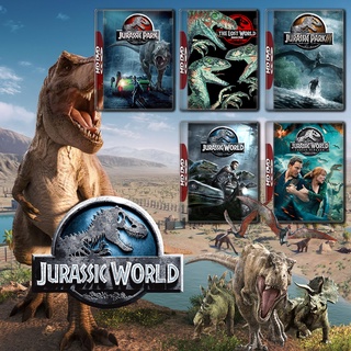 Jurassic Park 1-2-3 and Jurassic World 1-2 DVD Master พากย์ไทย