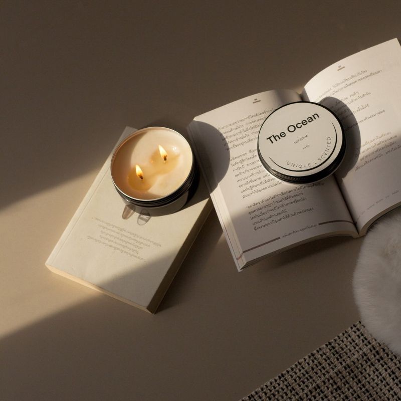 NEFERMA | เทียนหอมออแกนิค | Scented Candle 300ml.(10oz.) | กลิ่นสำหรับคนชอบท่องเที่ยว