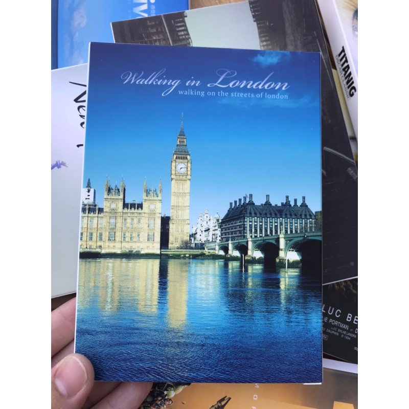 โปสการ์ดลอนดอน London ขนาด 5.5x4นิ้ว ภาพถ่ายจากสินค้าจริง รูปที่ 5