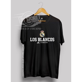 เสื้อยืดโอเวอร์ไซส์เสื้อยืด พิมพ์ลาย 30s - 3Y STORE REAL MADRID LOS BLANCOS Distro สําหรับผู้ชาย และผู้หญิงS-3XL