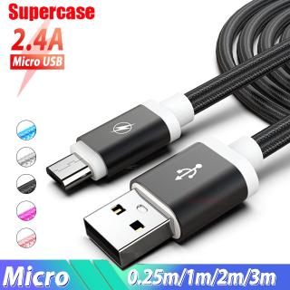 1M 2M 3M Micro USB Charger Cable Micro-usb Usb Power Bank Cables 25cm Microusb Cabel Android Xiaomi Redmi Note 6 5 Pro