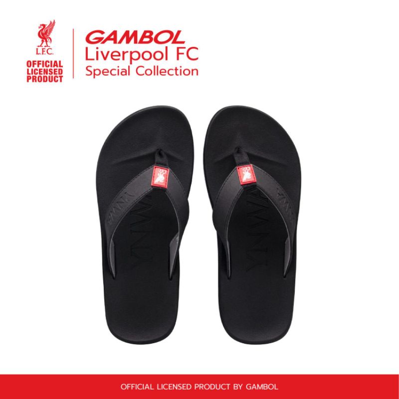 GAMBOL Liverpool FC Special Collection LM/LW11005 แจกโค้ดลดหน้าร้านค่ะ รองเท้าแตะแบบหนีบ