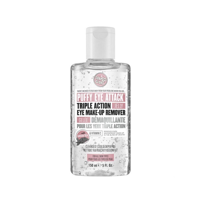 SOAP&GLORY เจล ล้างเครื่องสำอางค์ รอบดวงตา บางเบา มี Antioxidant , Green tea , Vitamin C ,Pro vitami