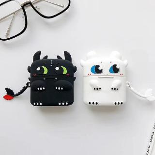 huawei freebuds 3 เคสโทรศัพท์ซิลิโคนลายมังกรสีดําน่ารัก 2019