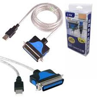 Z-TEK สาย USB Parallel 1284 USB-IEEE 1284 Parallel Printer Cable 1.8 M