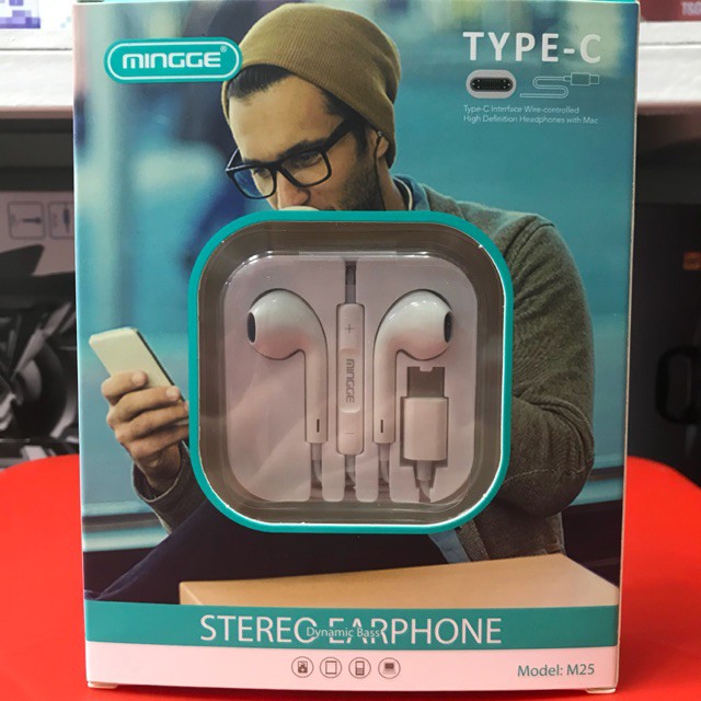 Type-c หูฟังปากแบน M25🎉🎉🎉