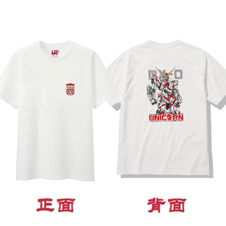 Uniqlo เสื้อยืด แขนสั้น Gundam Rx78 UC พิมพ์ลาย สําหรับผู้ชาย และผู้หญิง