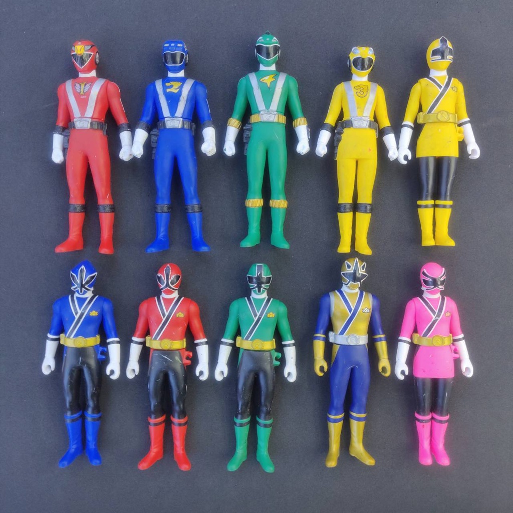 โมเดลเซนไต Model Figure Super santai  ซอฟขบวนการห้าสี 4-  ของญี่ปุ่นเเท้ 6.5 นิ้ว-2-