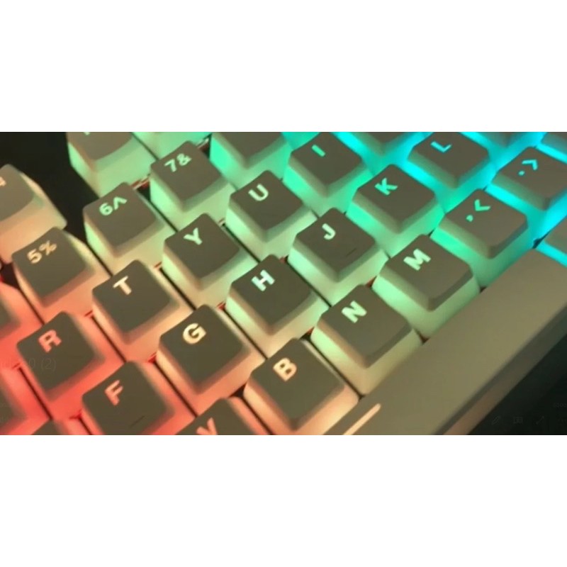 keycaps pudding pbt คีย์eng สีขาว 108 keys แท้จากskyloong พร้อมส่งที่ไทย mechanical keyboard คีย์แคป