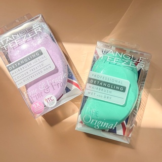 พร้อมส่ง รับประกันความแท้ Tangle Teezer Fine and Fragile Detangling Hair Brush หวีแปรงสำหรับคน