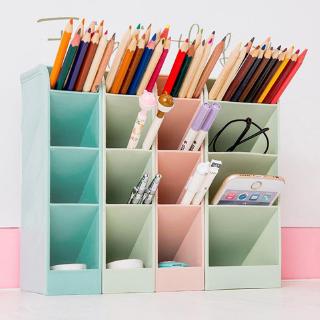 Oblique Insert Pen Holder Student Office Storage Shelf Desktop Storage Stationery Organizer