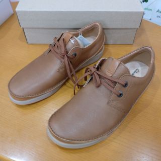 รองเท้าบุรุษ Clarks Oakland lace Tan UK7  UK8 CN25.5 【ใหม่】