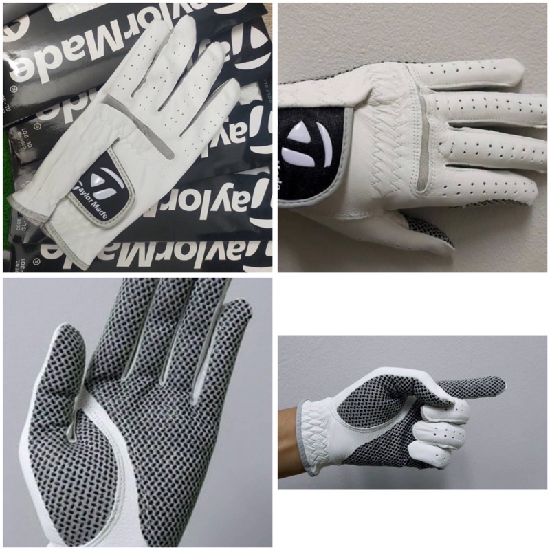ถุงมือกอล์ฟ TaylorMade หนังแท้ นุ่ม// Genuine Cabbreta leather Golf Glove