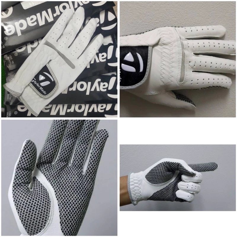 ถุงมือกอล์ฟ TaylorMade หนังแท้ นุ่ม// Genuine Cabbreta leather Golf Glove