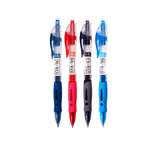 M&G ปากกาเจล 0.5 มม. ปากกาหมึกเหลวแบบหดได้สำหรับโรงเรียน อุปกรณ์สำนักงาน ธุรกิจ เครื่องเขียน