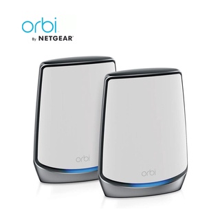 NETGEAR AX6000 Orbi Tri-Band Mesh WiFi 6 System, 6Gbps, 1 Router + 1 Satellite (RBK852) เครื่องขยายสัญญาณ สินค้ารับประกัน 2 ปี