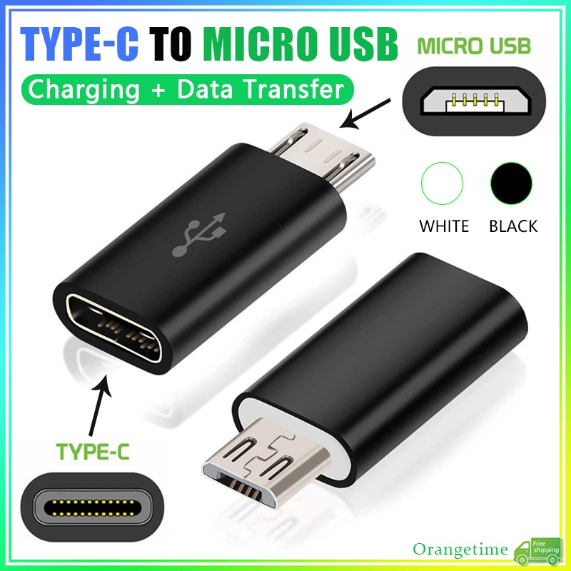 จัดส่งรวดเร็ว1Pc Otg Type C เป็นอะแดปเตอร์ Micro USB OTG Connector อะแดปเตอร์ชาร์จสําหรับสายชาร์จข้อมูล
