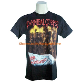 เสื้อวง CANNIBAL CORPSE เสื้อไซส์ยุโรป แคนนิเบิลคอปส์ PTA1800 เสื้อวงดังๆ วินเทจ Rockyeah