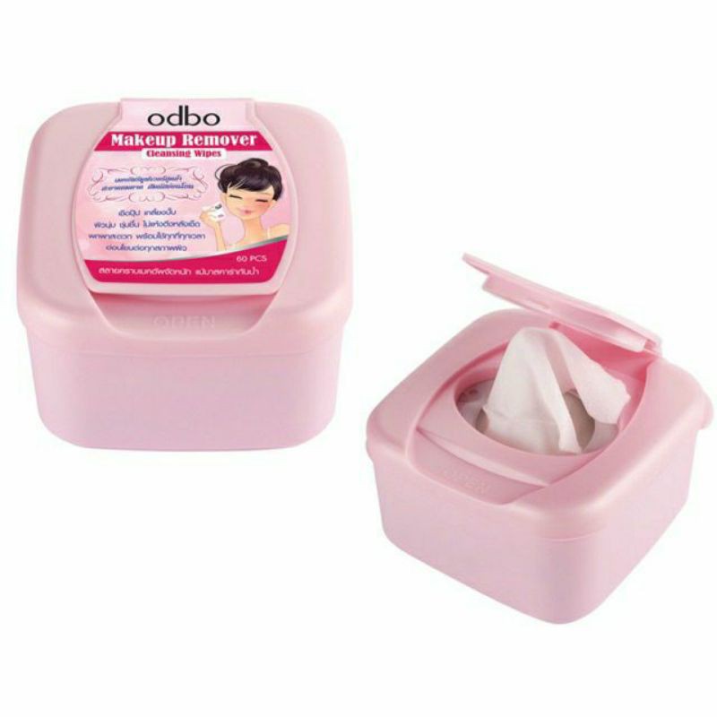 ‼️ขายส่ง ด่วน ของถูก ของแท้ ‼️ Odbo Makeup Remover Cleansing Wipes