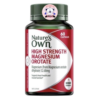 Natures Own High Strength Magnesium Orotate 800 มก. 60 แคปซูล(พรีออเดอร์)