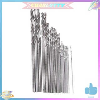 ดอกสว่านเหล็กไฮสปีดไมโคร twist drill bit 0 . 3 มม. 20 ชิ้น