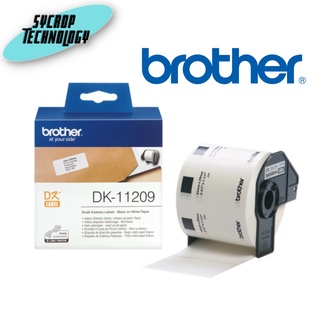ฉลากกระดาษ PAPER Brother DK-11209 Label Roll - Black on White, 29mm x 62mm (800 labels per roll) เช็คสินค้าก่อนสั่งซื้อ