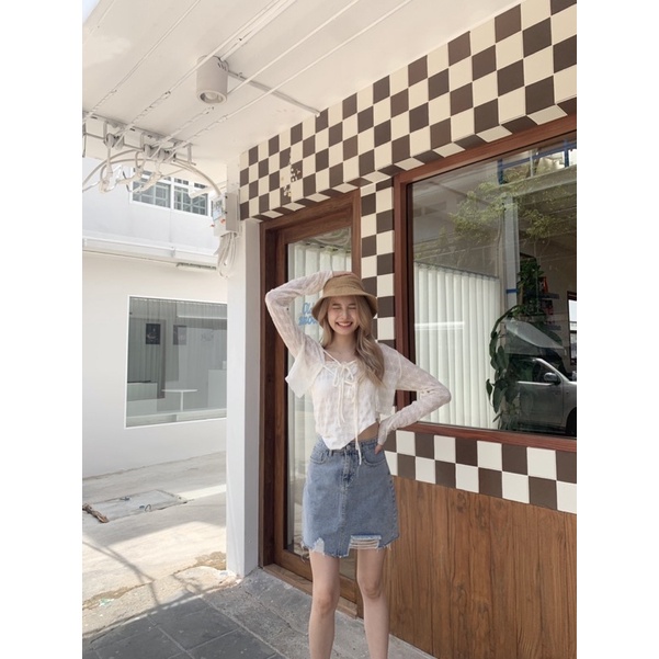 3pcs.basket "T2274" Lace top