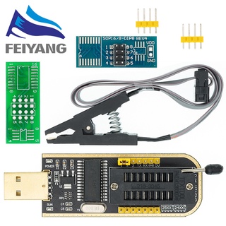 โมดูลโปรแกรมเมอร์ Ch341A 24 25 Series EEPROM Flash BIOS USB พร้อมคลิปทดสอบ SOIC8 SOP8 สําหรับ EEPROM 93CXX 25CXX 24CXX