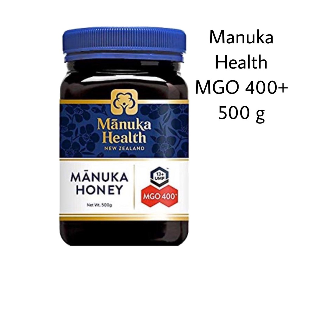 Manuka Health น้ำผึ้งมานูก้า Manuka Honey MGO400+ ขนาด500 กรัม ของแท้ อย.ไทย นำเข้าจากนิวซีแลนด์