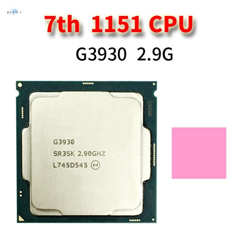 G3930 โปรเซสเซอร์ CPU และแผ่นความร้อน LGA 1151 2.9 GHz Dual-Core Dual ...