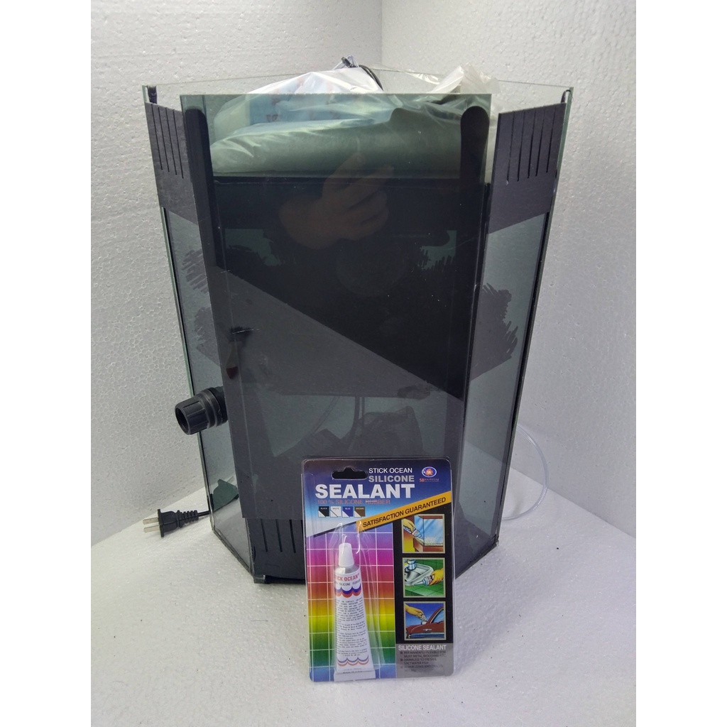 กรองตู้ปลา กรองเสริมตู้ปลา พร้อมอุปกรณ์ สำหรับตู้ 24 นิ้ว 30 นิ้ว 36 นิ้ว แถมฟรีซิริโคน