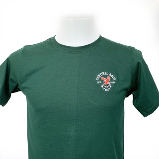 เสื้อยืด N&amp;F งานปัก ลาย SINTINEL ROCK  Size M มี 5 สี ส้ม น้ำตาล เขียว เหลือง เลือดหมู
