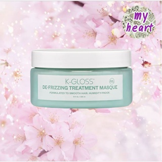 K-Gloss De-Frizzing Treatment Masque 236 ml มาร์กบำรุงเส้นผมที่จะช่วยลดผมชี้ฟู ได้ถึง 90%