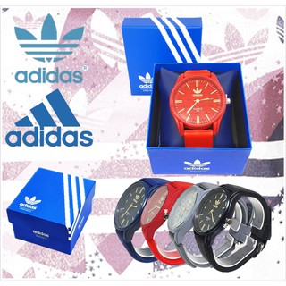 (พร้อมกล่อง) นาฬิกาข้อมืออดิดาส นาฬิกาผู้หญิงและผู้ชาย นาฬิกาadidas นาฬิกาคู่ ควอตซ์หญิง แบรนเนม ทรงกลม สกินครบจุด RC147