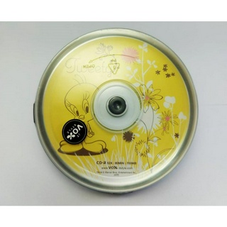 แผ่นเปล่า CD-R 52X : 80MIn : 700MB TWEETY จำนวน 10 แผ่น VOX