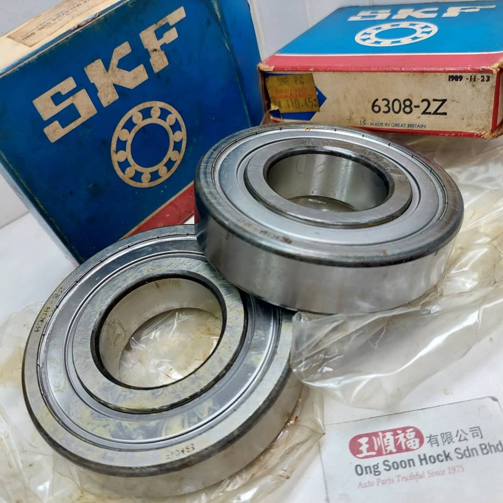 SKF 6308 ZZ / 6308 Z ล้อแบริ่ง Toyota Hiace 40X90X23mm 6308 2Z 6308-2Z