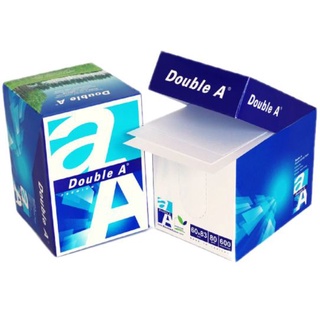 กระดาษโน้ต Double A mini Box สีขาว 80 แกรม 600 แผ่น