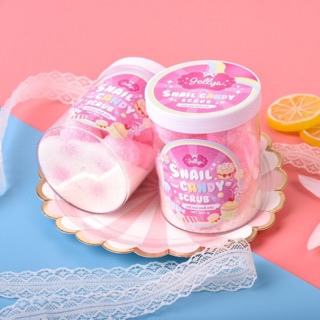 Jelly snail candy scrub เจลลี่ สเนล แคนดี้ สคับน้ำตาล สครับหอยทาก ขาวใส ขาวสวย ขาวไว