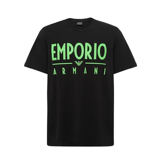 เสื้อคู่ Tee พร้อมส่ง Armani ใหม่ เสื้อยืดแขนสั้น คอกลม พิมพ์ลายตัวอักษร สําหรับผู้ชาย (พร้อมส่ง)MEl