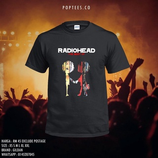 ใหม่ เสื้อยืดผ้าฝ้าย 100% พิมพ์ลาย Radiohead Band ใส่สบาย พลัสไซซ์ สําหรับผู้ชาย 2022 T7557S-5XL