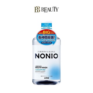 Lion Nonio Mouth Wash 600ml Clean Herb Mint