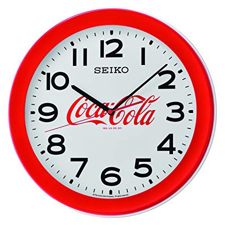 นาฬิกาแขวน  SEIKO QXA922R Coca-Cola Wall Clock-Red limited edition
